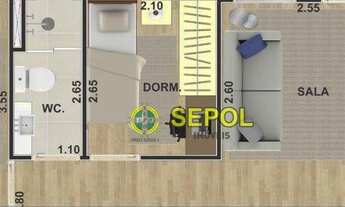 Imagem 2: Apartamento com 1 dormitório à venda, 30 m² por R$ 185.000,00 - Artur Alvim - São Paulo/SP