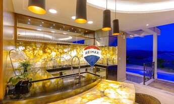 Imagem 2: Casa Luxuosa em condominio fechado com 4 dormitórios à venda, 703 m² por R$ 5.990.000 - Eq