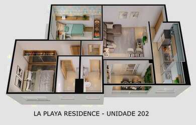 Imagem 6: Apartamento para venda tem 52 metros quadrados com 2 quartos em Ponta Negra - Natal - RN