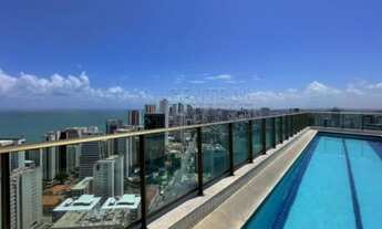 Imagem 5: Lindo Apartamento Beach Class Conselheiro Boa Viagem - Recife com 2 Quartos Suíte Piscina