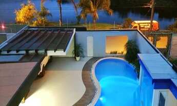 Imagem 2: Casa com 4 quartos a venda, 415m² por com lazer completo na Enseada Azul - Guarapari-ES