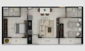 Imagem 3: Aptos. 2 Qtos - 63m² a 71m² - Ed. Palazzo Veneto - Bento Ferreira