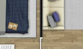 Imagem 5: Apartamento de 1 quarto com sacada e lazer completo ao lado do metrô Brooklin