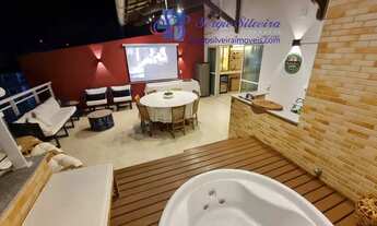 Imagem 7: Belíssima cobertura nascente e mobiliada com vista para o mar