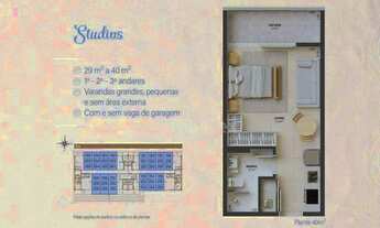 Imagem 2: Studio com 1 dormitório à venda - Campeche - Florianópolis/SC