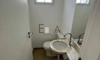 Imagem 6: Apartamento para locação em Moema, com 124m², sendo 3 suítes com ar condicionado e 2 vagas