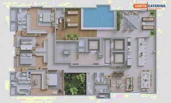 Imagem 3: Cobertura 04 suítes 5 vagas de garagem, quadra Mar. Barra Norte de Balneário Camboriú