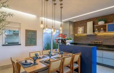 Imagem 3: Sobrado com 3 dormitórios à venda, 200 m² por R$ 921.229,11 - Sítios Santa Luzia - Apareci