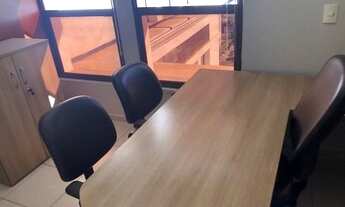 Imagem 7: Sala mobiliada no Edifício Maruana para locação.