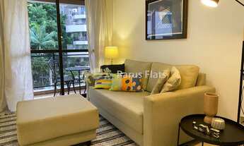 Imagem 2: Flat para alugar na Vila Nova Conceição - Edifício Contemporâneo - Cód. UHY01537