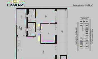 Imagem: Apartamento 2 dormitórios sendo 1 suíte