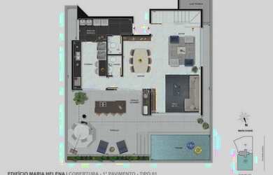 Imagem 4: Apartamento à venda, 129 m² por R$ 1.764.380,00 - São Pedro - Belo Horizonte/MG