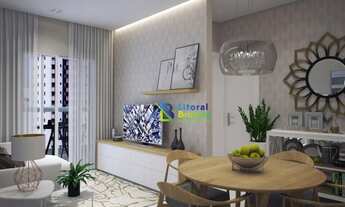 Imagem 4: Apartamento com 2 dormitórios à venda, 77 m² por R$ 350.000,00 - Canto do Forte - Praia Gr