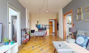 Imagem 2: Apartamento 2 quartos, 2 banheiros, dependência, sala ampla, frente, andar alto, sol da ta