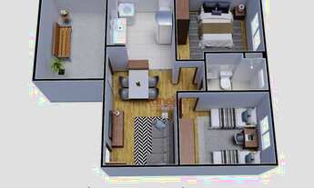 Imagem 7: Apartamento à venda, 43 m² por R$ 165.100,00 - Bela Vista - Palhoça/SC