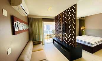 Imagem 2: Apartamento 100% mobiliado com 1 dormitório, sala 2 ambs., varanda, 2 vagas, para alugar