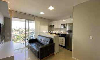 Imagem 1: Apartamento com 1 dormitório para alugar, 46 m² por R$ 3.440,00/mês - Jardim Goiás - Goiân