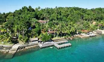 Imagem: Casa na ilha em local paradisíaco, pier