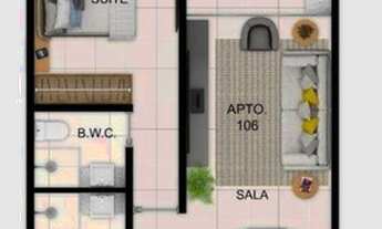 Imagem 2: Apartamento com 1/2 dormitório à venda, 28 m² A PARTIR DE R$ 420.000 - Praia Dos Carneiros