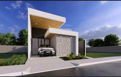 Imagem: Casa, 120m², 3/4, 2 vgs no cond. Bougainville