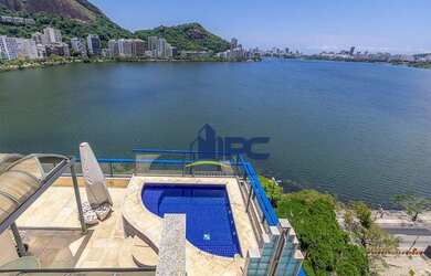 Imagem 2: Cobertura com 4 dormitórios à venda, 495 m² por R$ 9.990.000,00 - Lagoa - Rio de Janeiro/R