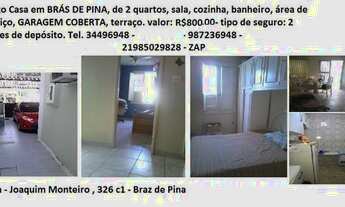 Imagem: Alugo casa em Braz de Pina