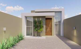 Imagem: Casa ampla de fachada imponente com 95m²