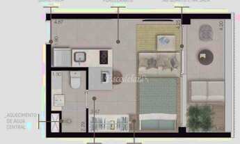 Imagem 3: Apartamento com 1 dormitório à venda, 22 m² por R$ 750.432,22 - Cerqueira César - São Paul