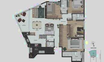 Imagem 5: Apartamento à venda, 129 m² por R$ 1.764.380,00 - São Pedro - Belo Horizonte/MG