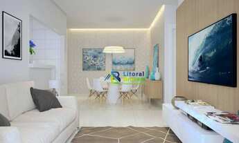 Imagem 2: Apartamento com 2 dormitórios à venda, 77 m² por R$ 350.000,00 - Canto do Forte - Praia Gr