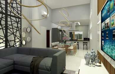 Imagem 3: Casa com 3 dormitórios à venda, 200 m² por R$ 1.500.000,00 - Parque Universitário - Condom