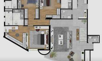 Imagem 3: COBERTURA com 3 dormitórios à venda por R$ 3.517.500,00 no bairro Campo Comprido - CURITIB