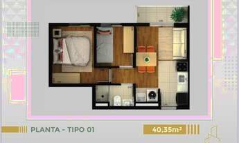 Imagem 5: Lançamento no 2 dormitórios lazer completo