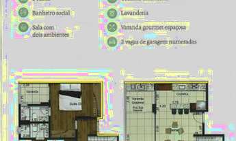 Imagem 2: Cobertura com 3 dormitórios à venda, 140 m² por R$ 789.000,00 - São Pedro - Juiz de Fora/M