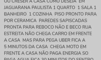 Imagem 4: VENDE-SE UMA CASA EM JAGUARANA PAULISTA VALOR 50 MIL PARA CONVERSA
