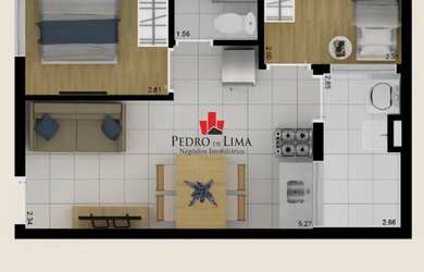 Imagem 5: Apartamento Studio no Tatuapé, 2 dormitórios e 1 vaga 35m²