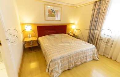 Imagem 3: Flat disponível para locação no Tsue Bienal com 1 dormitório e 1 vaga de garagem