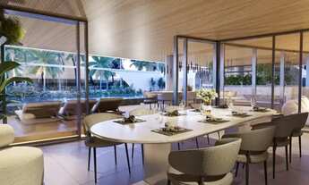 Imagem 6: Apartamento PÉ NA AREIA, na orla de Cabo Branco, tendo 3 pavimentos de área de lazer