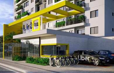 Imagem 2: Apartamento com 55m² com 02 quartos, sendo 01 suíte á venda no Residencial Clube House - J