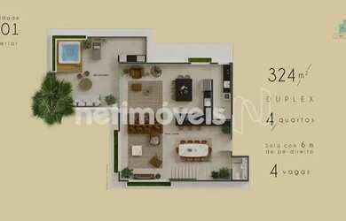 Imagem: Venda Apartamento 4 quartos Vila Paris Belo