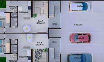 Imagem 4: Casa com 2 dormitórios à venda, 160 m² por R$ 330.000,00 - Nacional - Contagem/MG