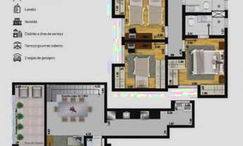 Imagem: Cobertura com 3 dormitórios à venda, 147