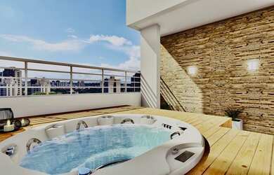 Imagem 4: Cotas de apartamento 59m 2 dorms, 1 suíte, melhor localização do Parque Industrial!