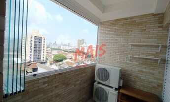 Imagem 3: Apartamento com lazer, 1 dormitório para alugar, 55 m² - Vila Belmiro - Santos/SP