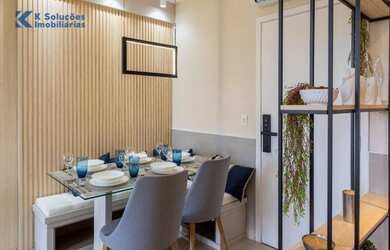 Imagem 4: Apartamento com 2 dormitórios, varanda, 1 garagem, condomínio com piscina, churrasqueira