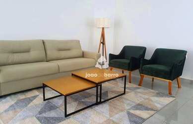 Imagem 2: Apartamento com 3 dormitórios para alugar, 111 m² por R$ 2.900,00/mês - Centro - Campo Gra