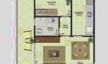Imagem 6: Apartamento com 1 dormitório à venda, 56 m² por R$ 357.000,00 - Braga - Cabo Frio/RJ