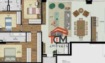 Imagem 6: Apartamento com 3 dormitórios à venda, 154 m² por R$ 1.450.000,00 - Setor Marista - Goiâni