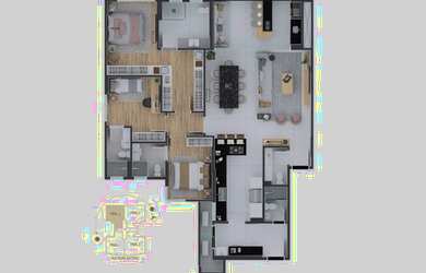 Imagem 2: APARTAMENTO com 3 dormitórios à venda por R$ 3.235.005,37 no bairro Centro - CURITIBA / PR