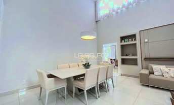 Imagem 2: Casa alto padrão no condomínio Gávea Paradiso com três suítes, escritório com lavabo e áre